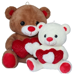 TEDDY CON TRE CUORI